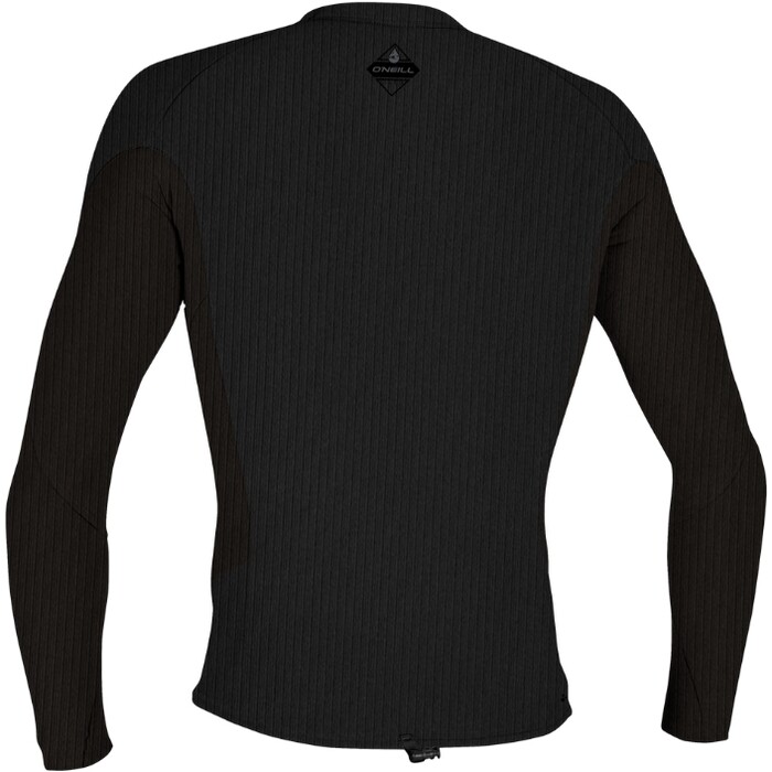 2024 O'Neill Mnner Hyperfreak Comp -X 2mm Langrmeliges Wetsuit Top 5488 - Black / Gun Metal